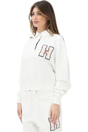 Tommy Hilfiger Mujer, Sudaderas, Blanco, Talla: S