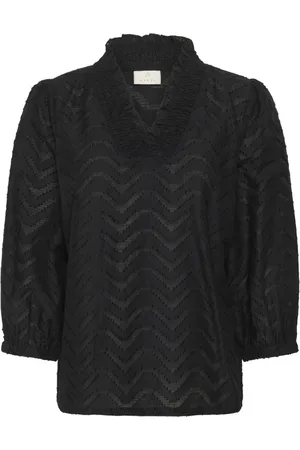 Kaffe Mujer, Blusas y Camisas, Negro, Talla: M