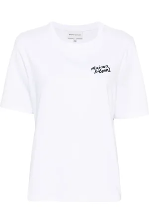 Maison Kitsuné Mujer, Camisetas, Blanco, Talla: M