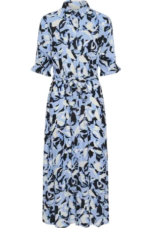 Kaffe Mujer, Vestidos, Azul, Talla: XS