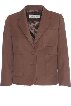 DRIES VAN NOTEN Mujer, Chaquetas, Marrón, Talla: L