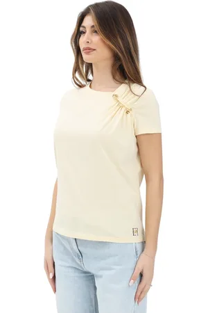 Elisabetta Franchi Mujer, Camisetas, Amarillo, Talla: M