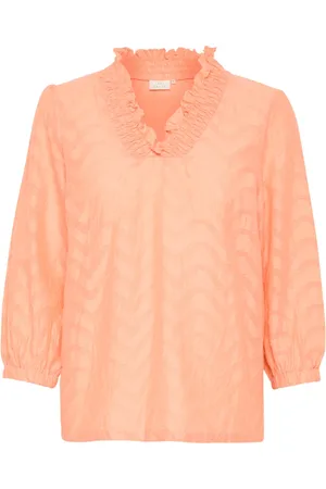 Kaffe Mujer, Blusas y Camisas, Naranja, Talla: 2XL