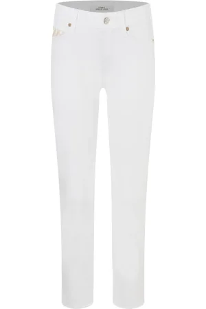 Cambio Mujer, Vaqueros, Blanco, Talla: S