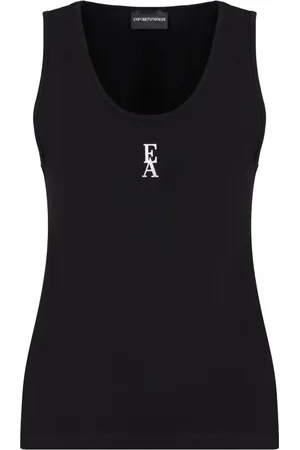 Emporio Armani Mujer, Camisetas, Negro, Talla: L