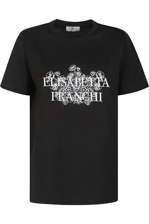 Elisabetta Franchi Mujer, Camisetas, Negro, Talla: XS