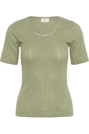 Kaffe Mujer, Blusas y Camisas, Verde, Talla: XS