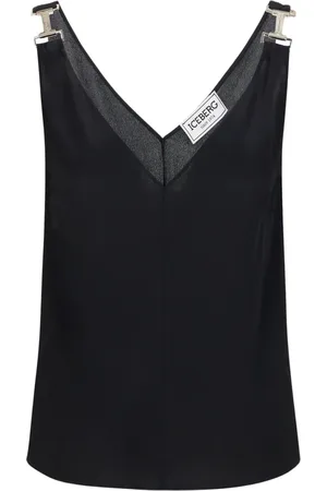 Iceberg Mujer, Camisetas, Negro, Talla: XL