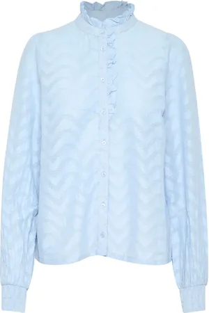Kaffe Mujer, Blusas y Camisas, Azul, Talla: XS