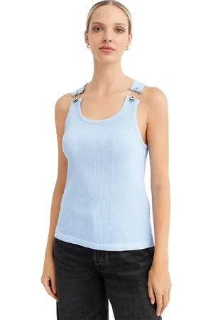 Jean Paul Gaultier Mujer, Camisetas, Azul, Talla: M