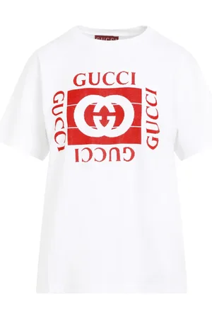 Gucci Mujer, Camisetas, Blanco, Talla: S