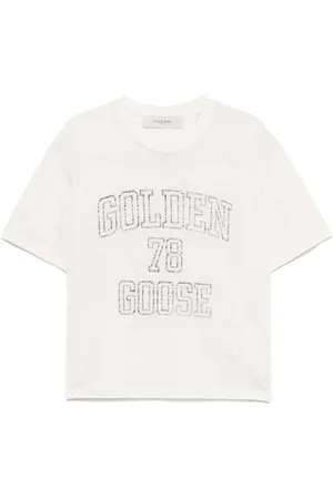 Golden Goose Mujer, Camisetas, Blanco, Talla: M