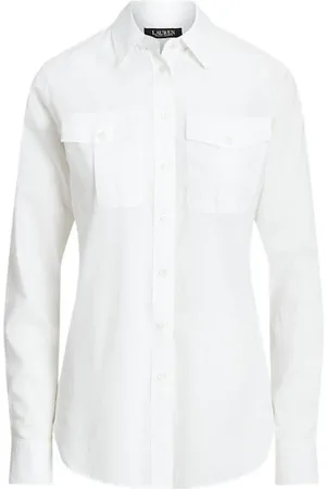 Ralph Lauren Mujer, Blusas y Camisas, Blanco, Talla: L