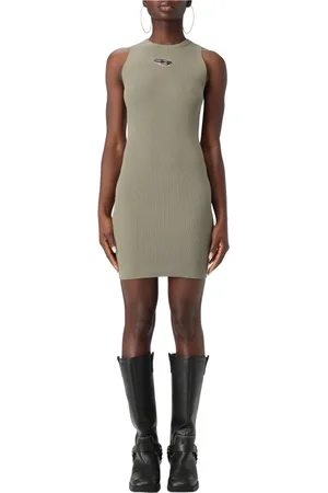 Diesel Mujer, Vestidos, Verde, Talla: S