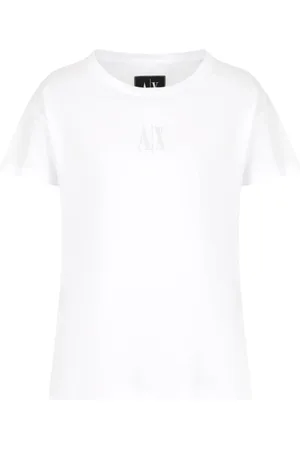 Armani Exchange Mujer, Camisetas, Blanco, Talla: S