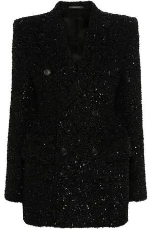 Balenciaga Mujer, Chaquetas, Negro, Talla: S