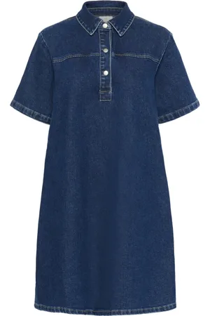 Kaffe Mujer, Vestidos, Azul, Talla: M