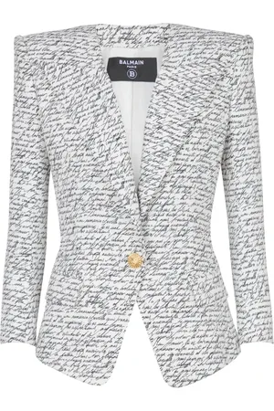 Balmain Mujer, Chaquetas, Blanco, Talla: S