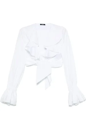 Balmain Mujer, Blusas y Camisas, Blanco, Talla: S