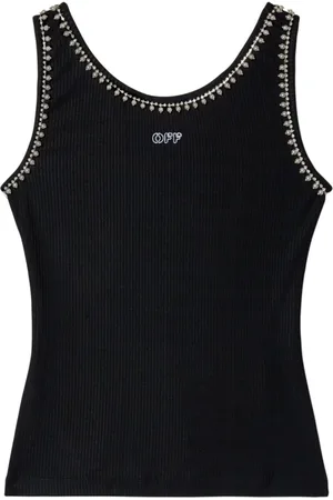 OFF-WHITE Mujer, Camisetas, Negro, Talla: S