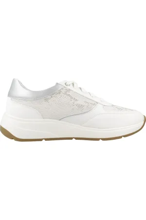 Geox Mujer, Zapatos, Blanco, Talla: 39 EU