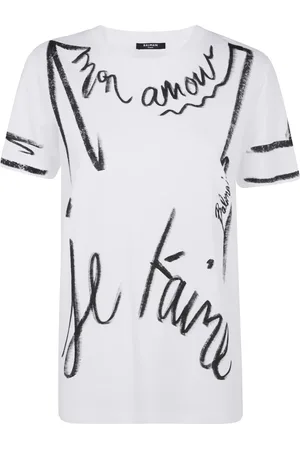 Balmain Mujer, Camisetas, Blanco, Talla: M