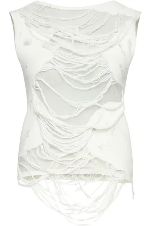 Maison Margiela Mujer, Camisetas, Blanco, Talla: M