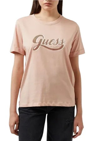 Guess Mujer, Camisetas, Rosa, Talla: S
