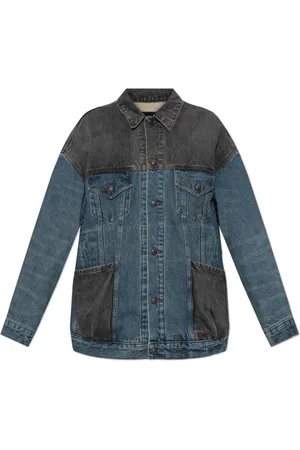 R13 Mujer, Chaquetas, Azul, Talla: M