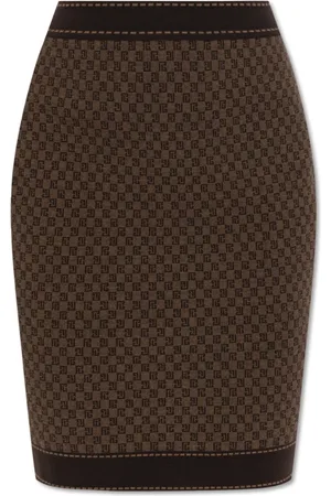 Balmain Mujer, Faldas, Marrón, Talla: 2XS