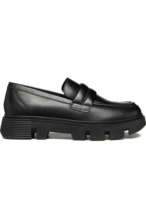 Geox Mujer, Zapatos, Negro, Talla: 36 EU