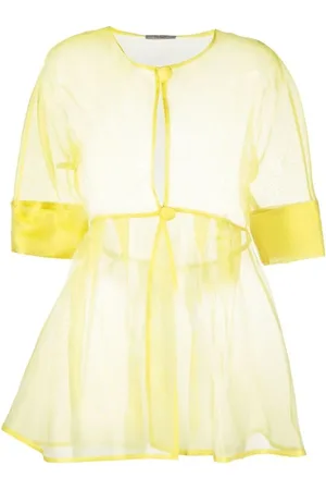 FELY CAMPO Mujer, Blusas y Camisas, Amarillo, Talla: S