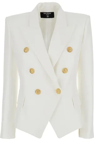 Balmain Mujer, Chaquetas, Blanco, Talla: XL