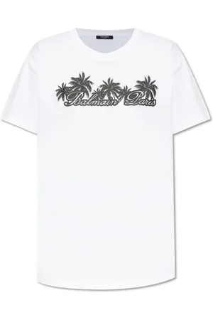 Balmain Mujer, Camisetas, Blanco, Talla: L