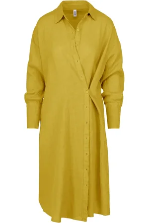 Bomboogie Mujer, Vestidos, Amarillo, Talla: L