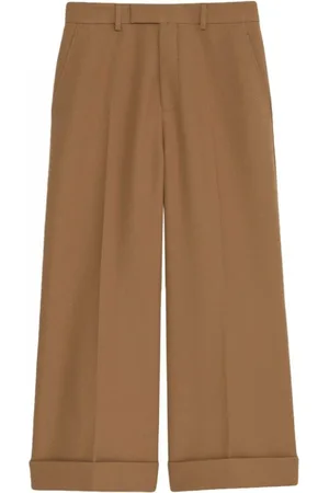 Gucci Mujer, Pantalones, Marrón, Talla: S