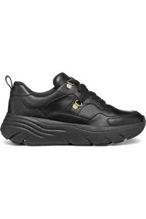 Geox Mujer, Zapatos, Negro, Talla: 37 EU