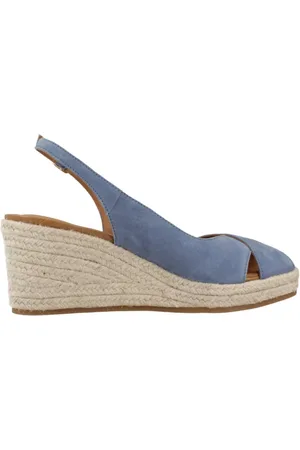 Geox Mujer, Zapatos, Azul, Talla: 37 EU