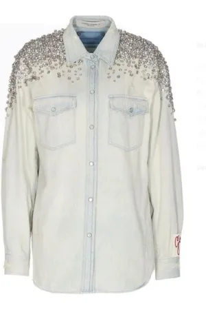 Golden Goose Mujer, Blusas y Camisas, Azul, Talla: S