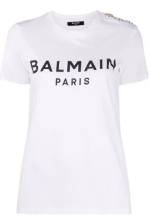 Balmain Mujer, Camisetas, Blanco, Talla: M