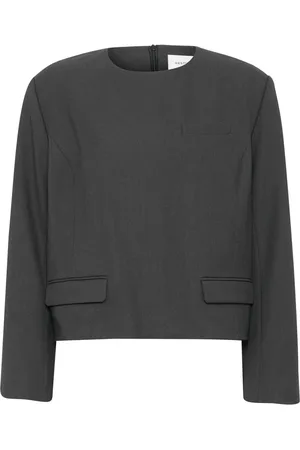 Gestuz Mujer, Blusas y Camisas, Gris, Talla: M