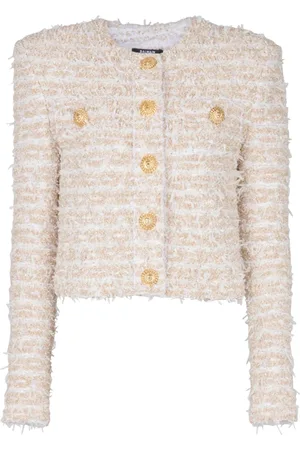 Balmain Mujer, Chaquetas, Amarillo, Talla: L