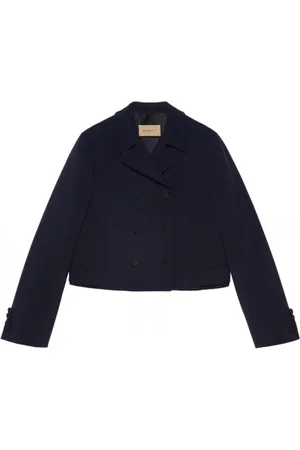 Gucci Mujer, Abrigos, Azul, Talla: S