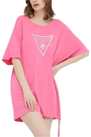 Guess Mujer, Camisetas, Rosa, Talla: S