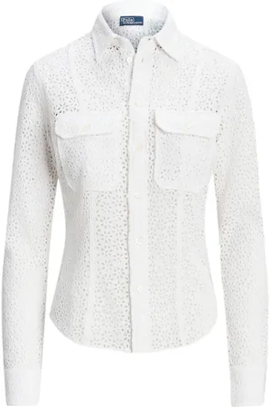 Ralph Lauren Mujer, Blusas y Camisas, Blanco, Talla: S