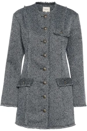 Gestuz Mujer, Abrigos, Gris, Talla: XL
