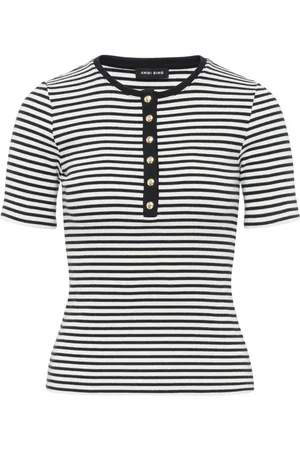 ANINE BING Mujer, Camisetas, Negro, Talla: L