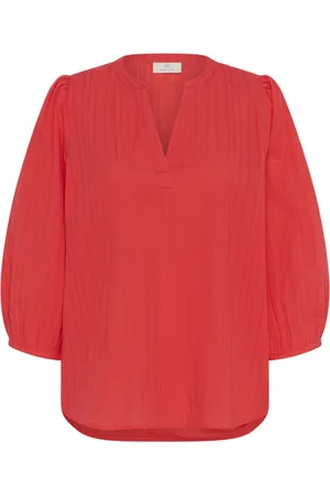 Kaffe Mujer, Blusas y Camisas, Rojo, Talla: XS
