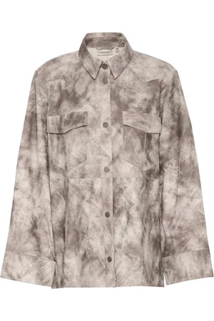 Gestuz Mujer, Blusas y Camisas, Gris, Talla: L