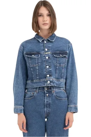 Replay Mujer, Chaquetas, Azul, Talla: M